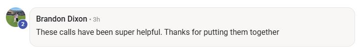 Pro call testimonial